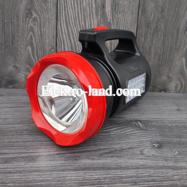 Ручной LED фонарь FA-2618  аккумуляторный (с боковой LED панелью, зарядка USB)